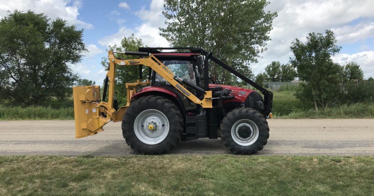 Used cheap boom mower