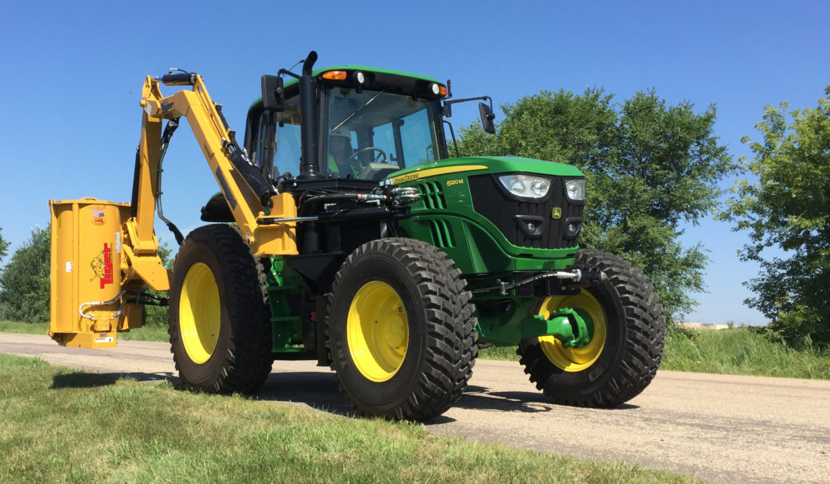 Used discount boom mower